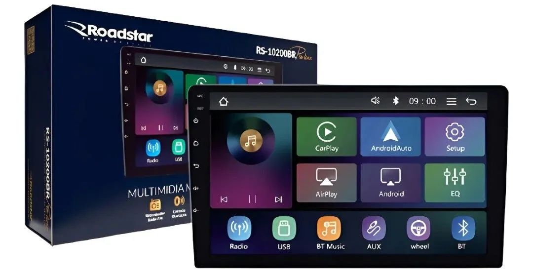Multimídia MP5 10 Polegadas RS10200BR Carplay  - Foto 4