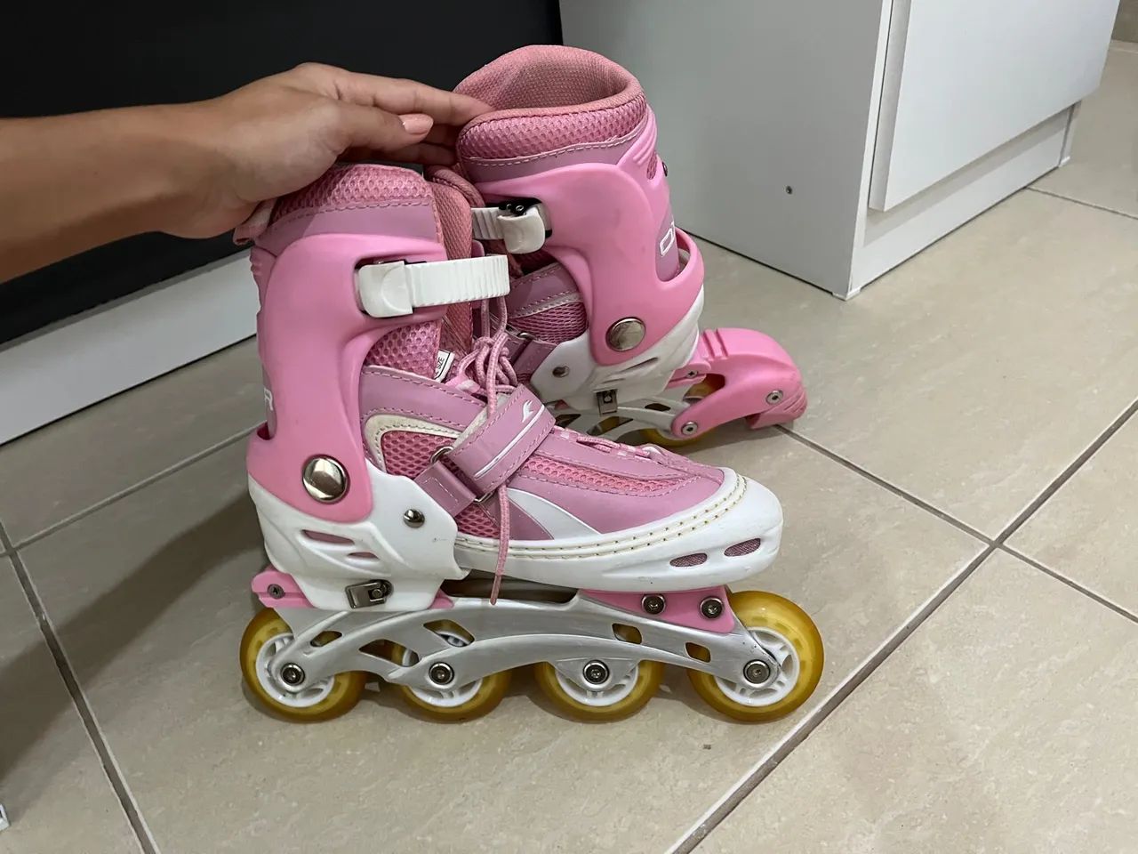 Patins InLine Feminino Ajustável OXER - Foto 4