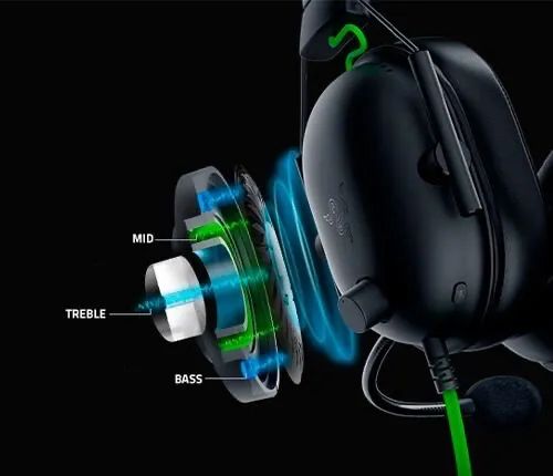 HEADSET GAMER RAZER BLACKSHARK V2 X MULTIPLATAFORMA PRETO, RZ04-03240100-R3U1  - Foto 2