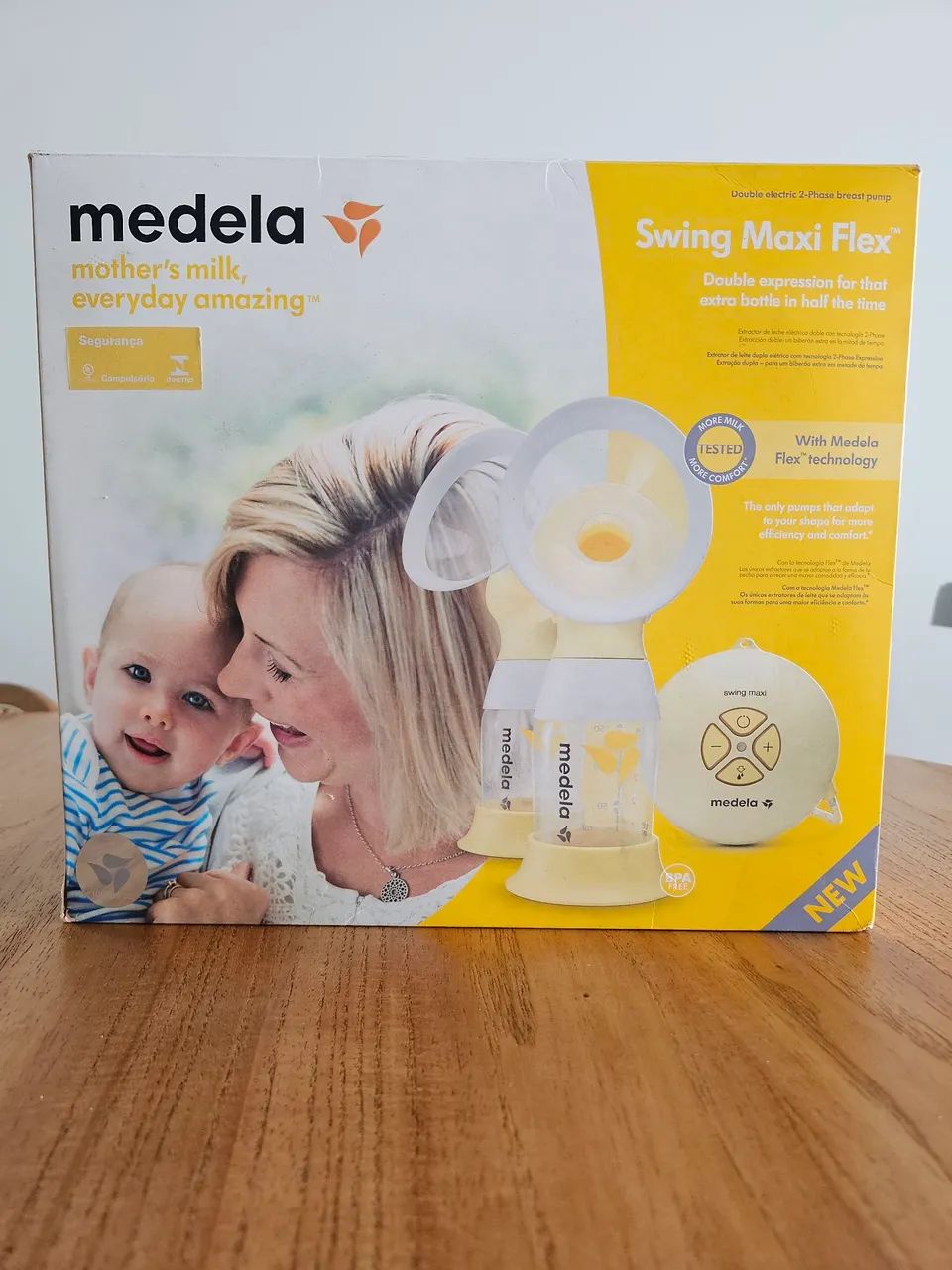 Extrator de leite elétrico duplo Medela Swing Maxi Flex