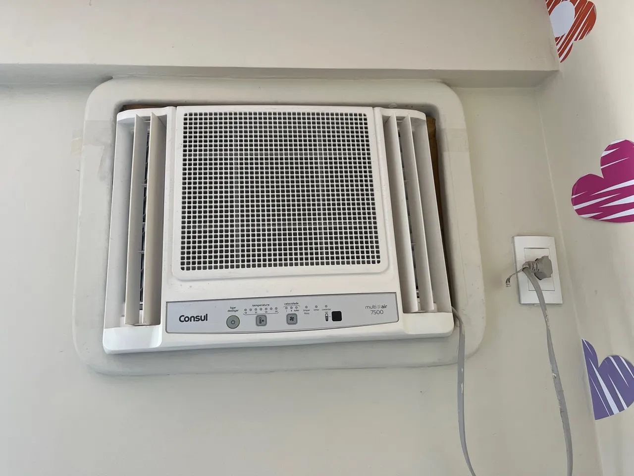 Ar Condicionado Consul controle remoto 7500 BTUs - NAO ESTÁ GELANDO