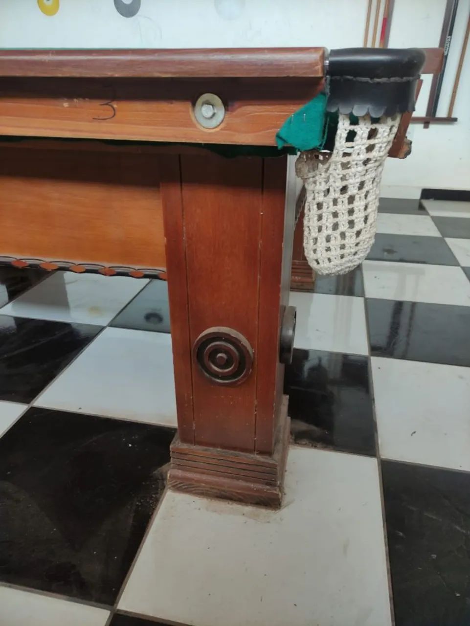 Mesa de Bilhar (Sinucão) em Madeira Maciça - Foto 4
