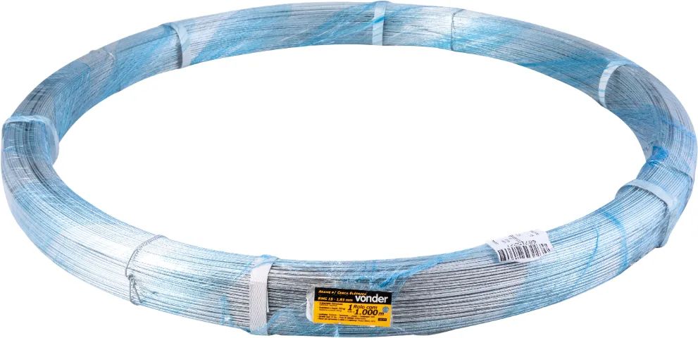 Arame Liso para Cerca Elétrica Electro Fio 15 1000m Morlan - Foto 2