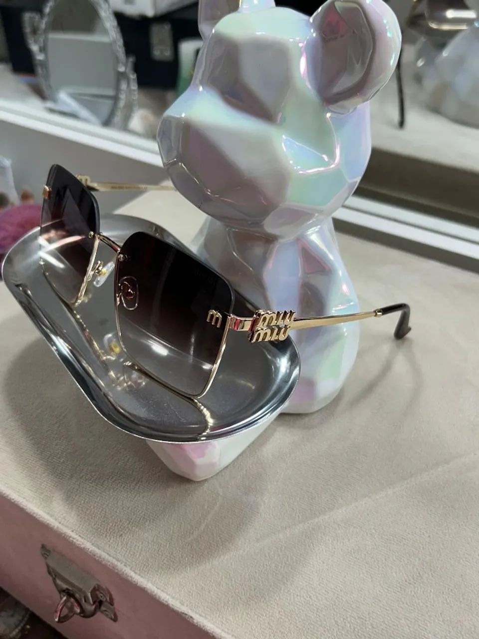 Oculos grande de sol Miumiu  - Foto 4