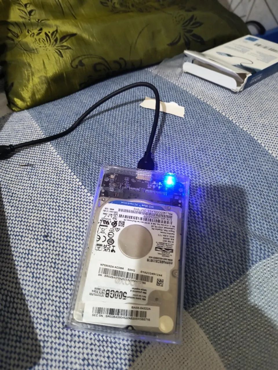 HD 500 GB de notebook com case novinha!!! - Foto 5