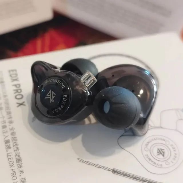 Fone de Ouvido In-Ear, Fone Kz Edx Pro X Retorno De Palco E Gamer Com Mic. - Foto 3