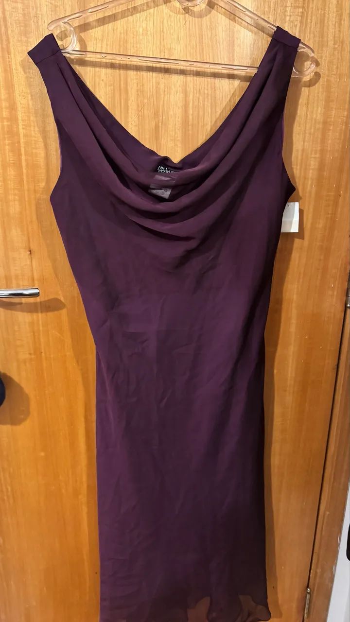 Vestido roxo voal - Foto 2