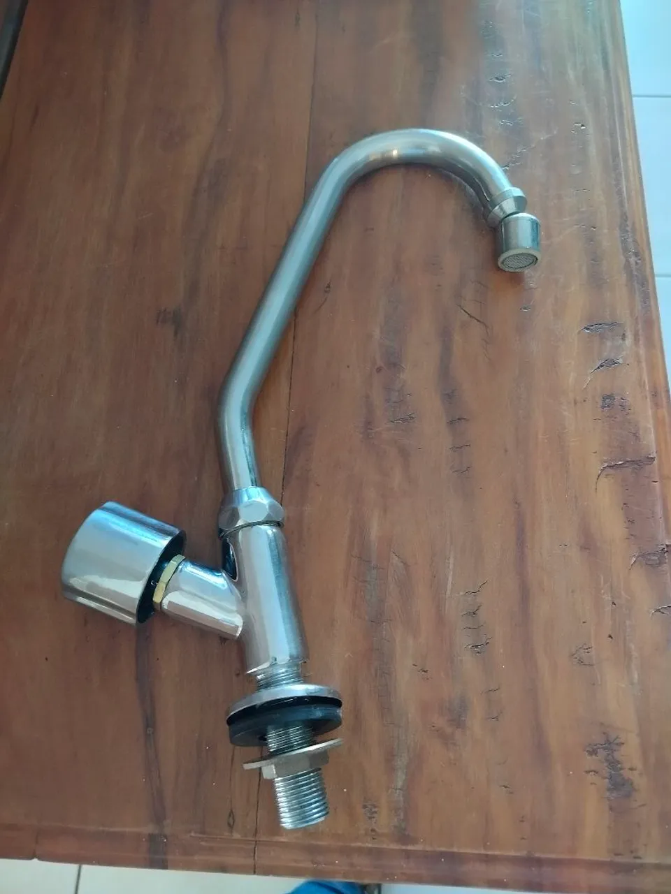 Torneira de Cozinha de bancada Aço Inox