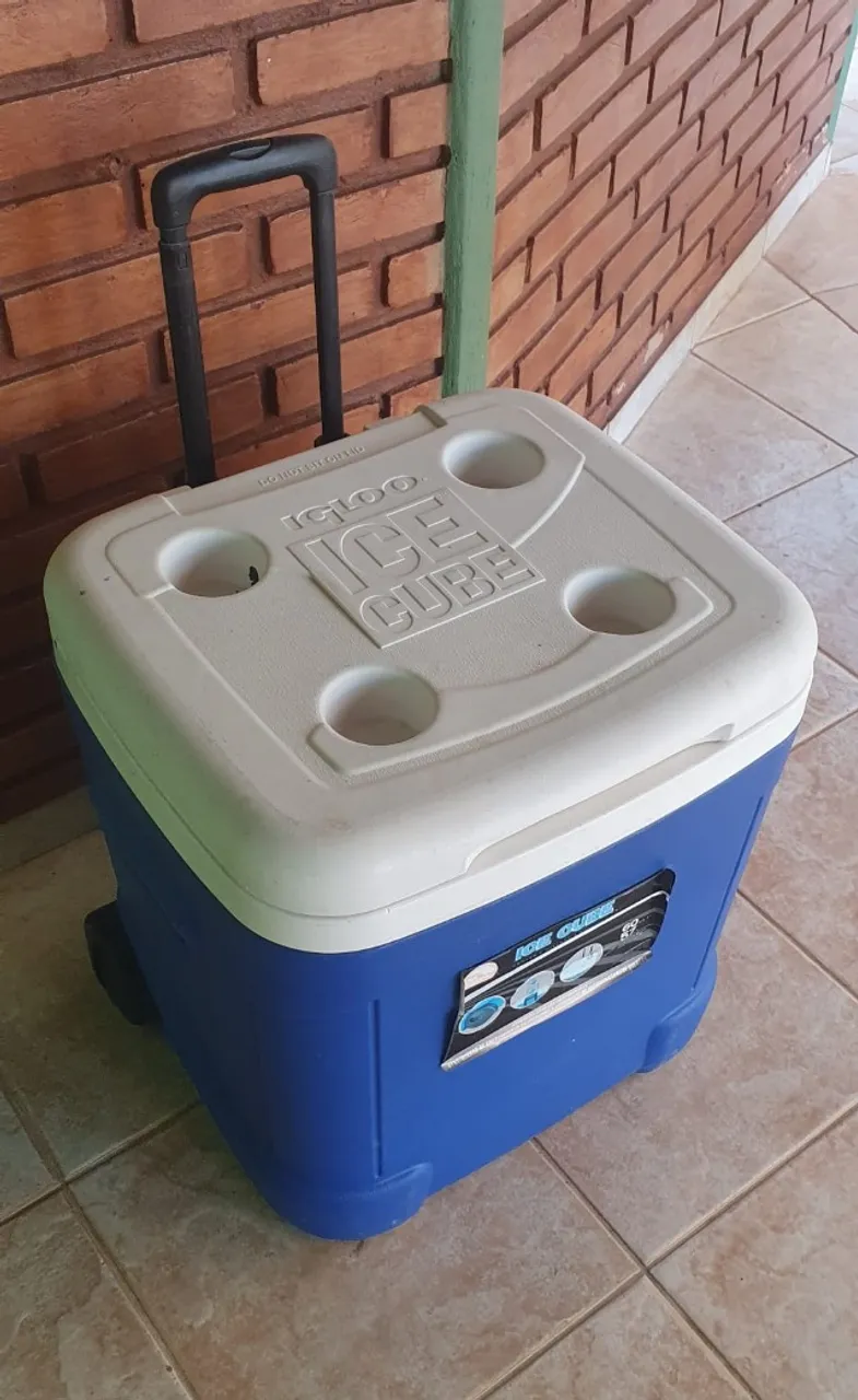 Caixa Termica Igloo 57 Litros Com Rodas 60 Qt Ice Cube