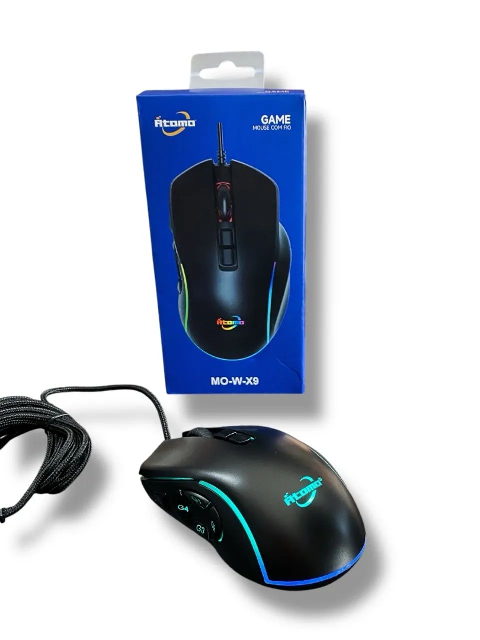 Mouse Gamer com Fio Atomo - Foto 4