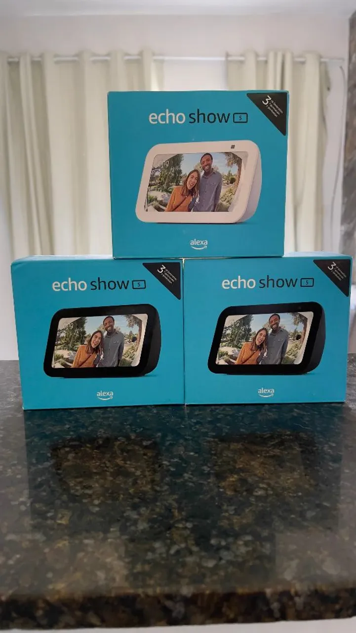 Alexa Echo Show 5 (3ª Geração) - Novo/Lacrado - Presente ideal Dia das mães