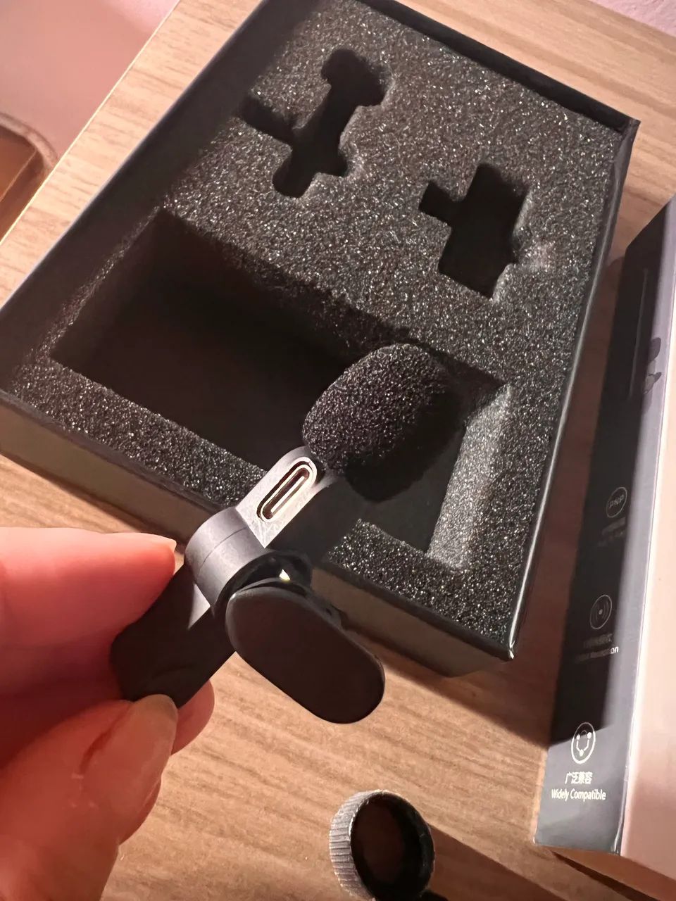 Microfone de lapela tipo c  - Foto 4
