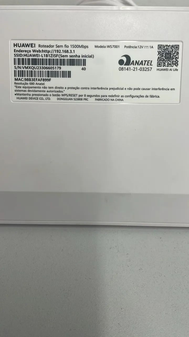 Roteador Huawei WiFi Ws * Mbps - Foto 3
