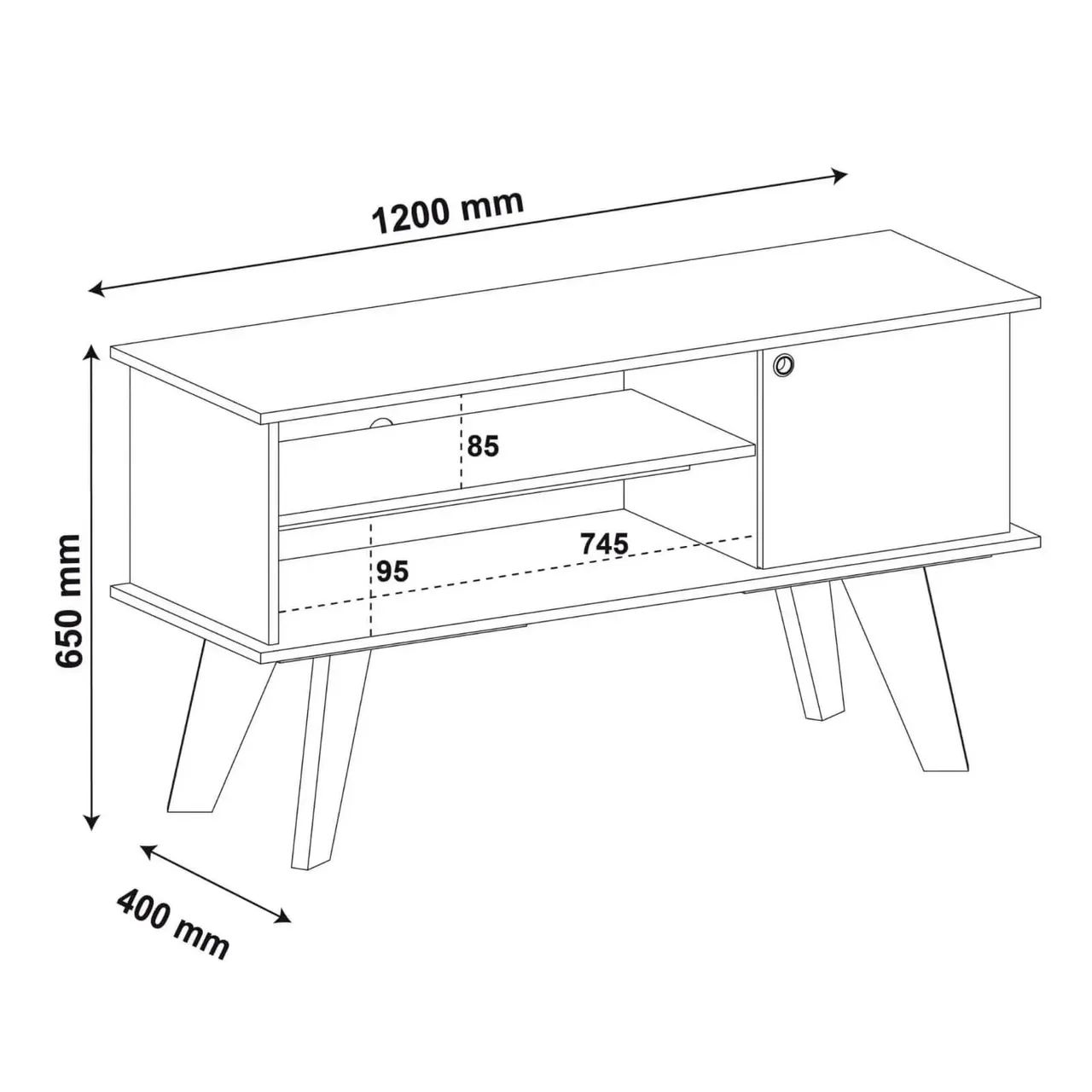Rack Frank TV até 50 Polegadas 3 Meses de Garantia R$ 279 a vista ou 3x de R$ 99 - Foto 3