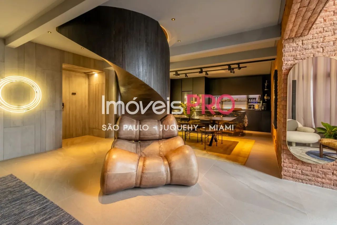 Duplex alto padrão, mobiliado, à venda em Cerqueira César, com 197 m², 2 suítes e 2 vagas - Foto 3