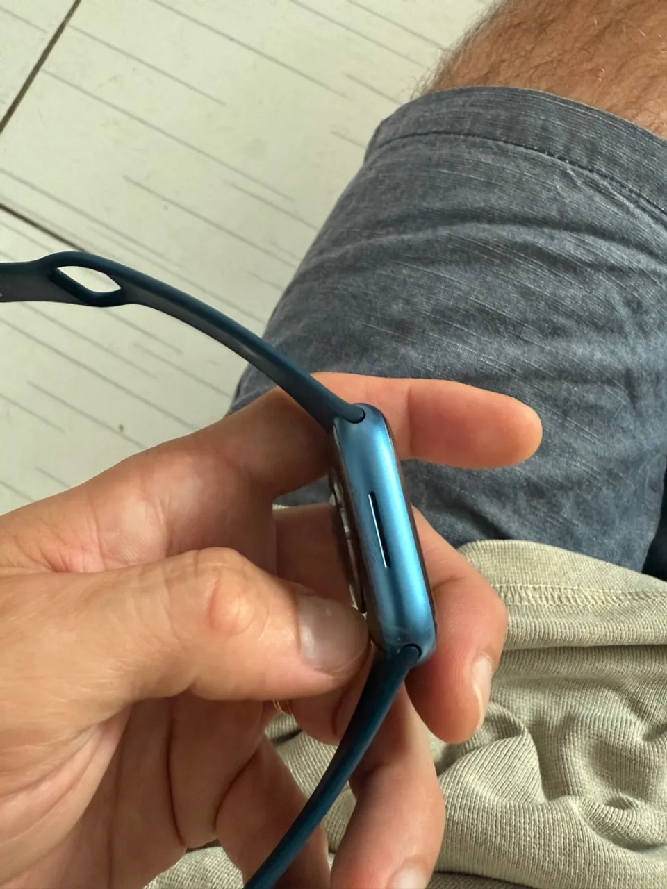 Apple Watch Azul séries 7 - 45 mm