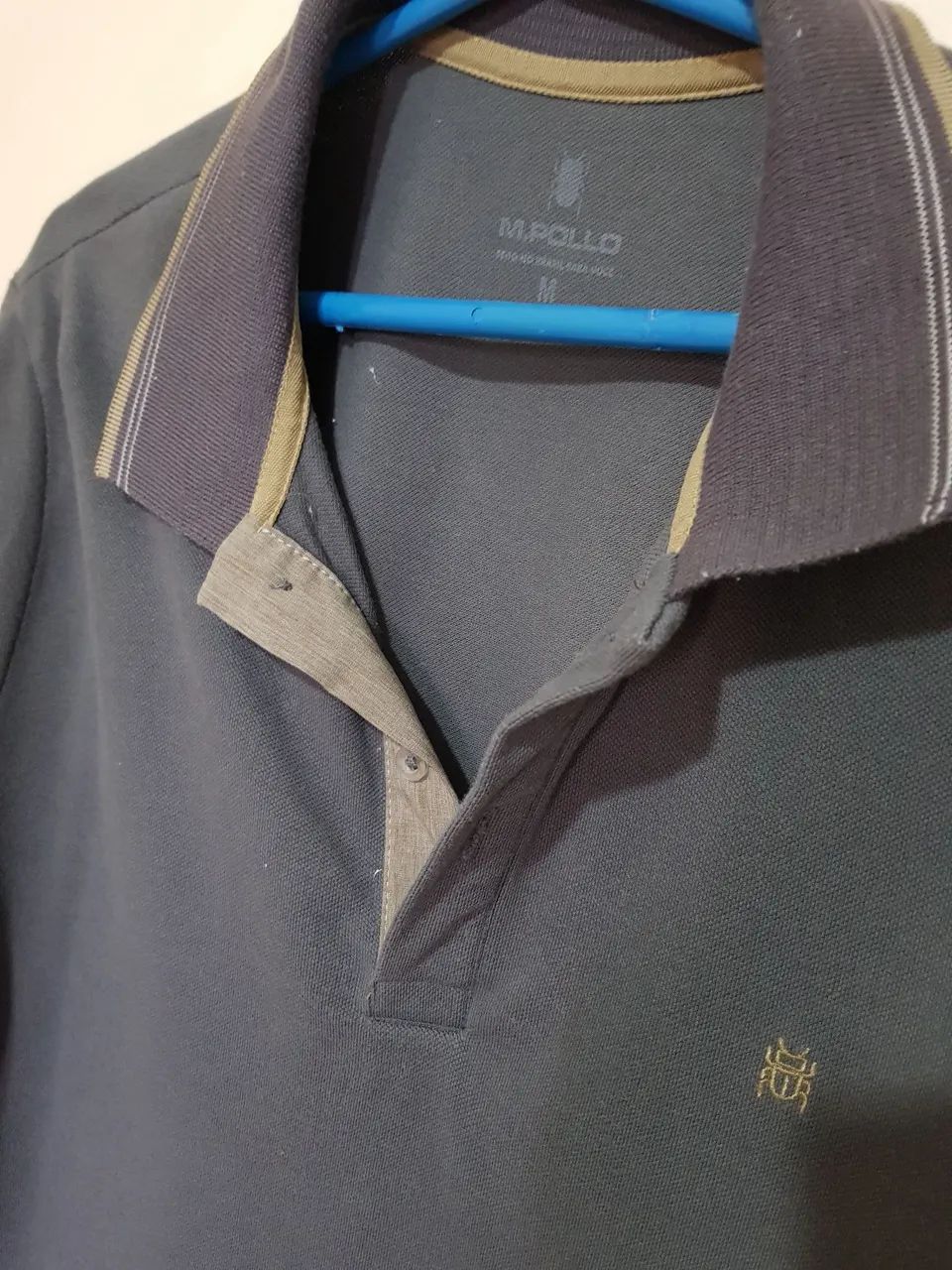 Camisa Polo M.Pollo Cinza - Foto 2
