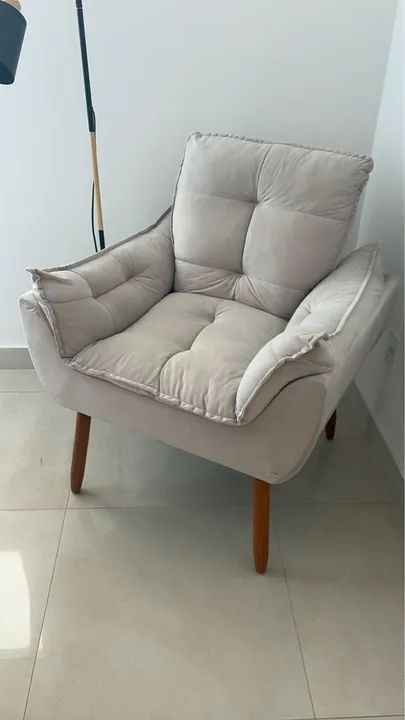 Poltrona confortável e elegante