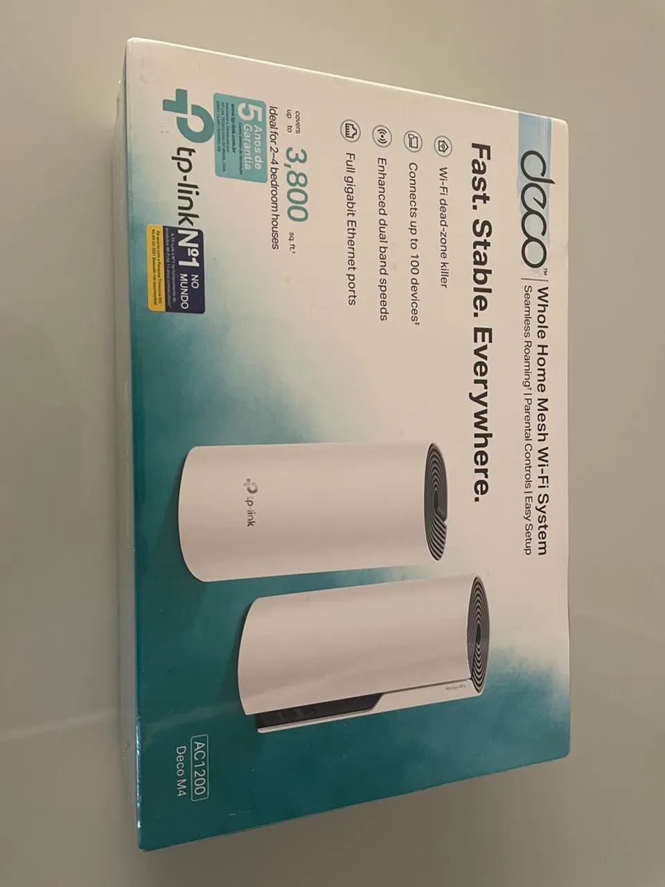 TP-Link Deco M4 AC1200 - Wi-Fi Mesh para Toda Casa