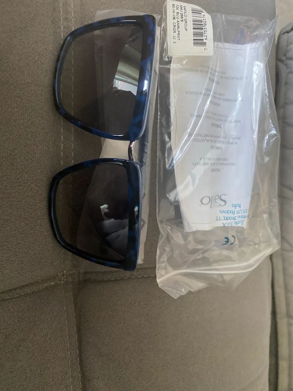 Óculos Marc Jacobs Azul Animal Print