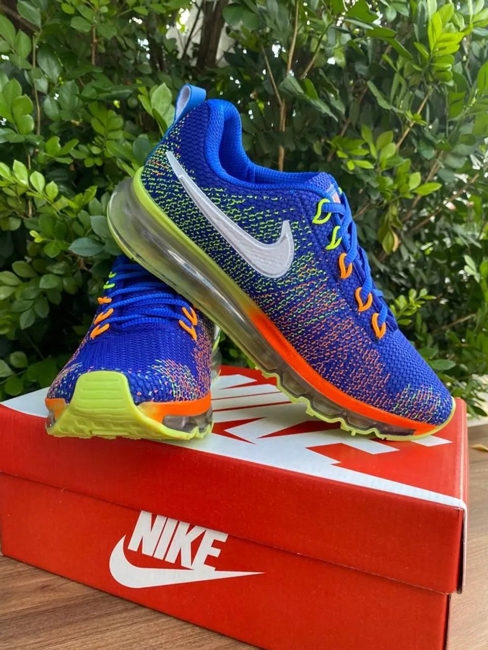Tênis Nike Airmax Azul, Vermelho e Branco - Foto 2