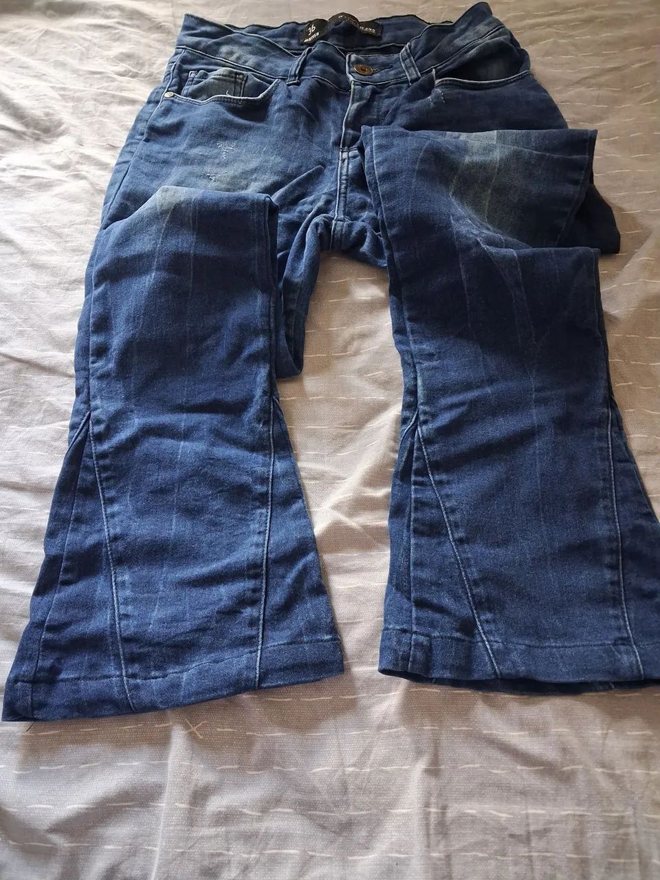 Calça Jeans Azul - Tamanho 38 - Foto 3