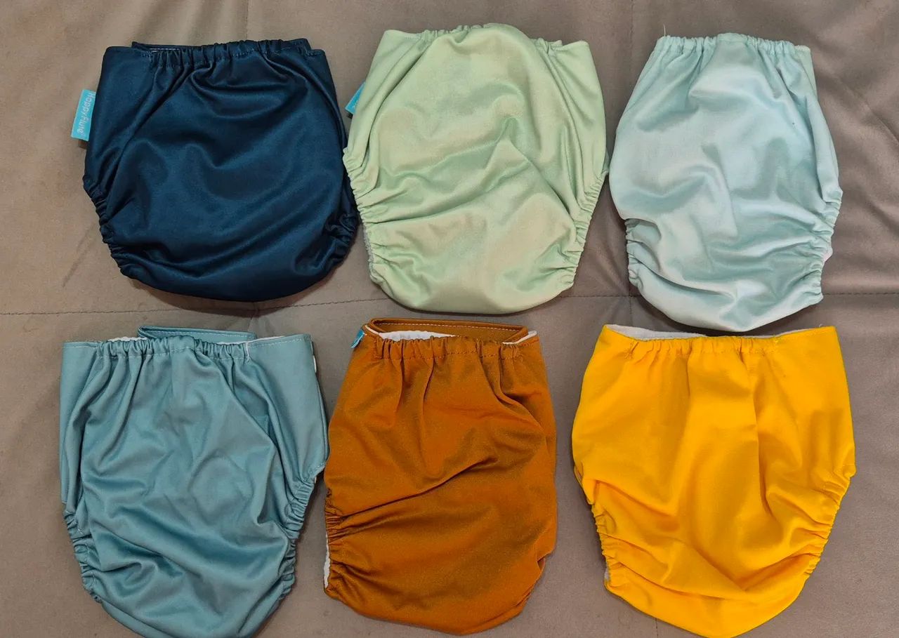 Fraldas de pano estampadas - Kit com 12 unidades - Foto 2