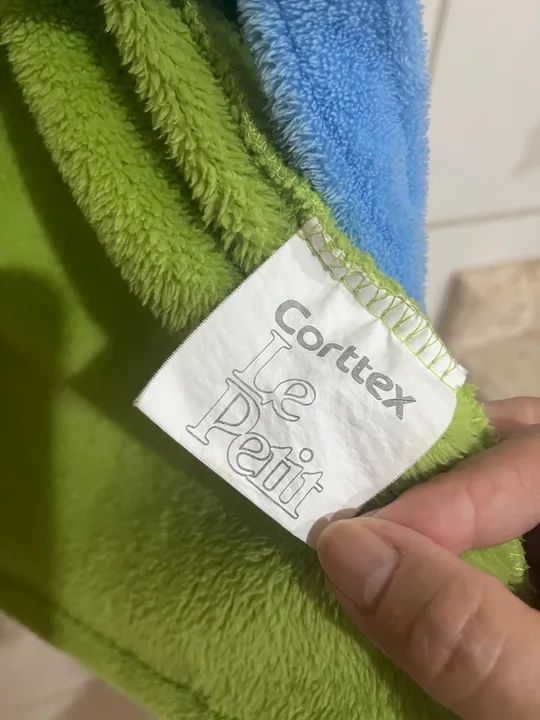 Roupão de Banho Infantil Dinossauro Verde Tamanho M - Foto 5