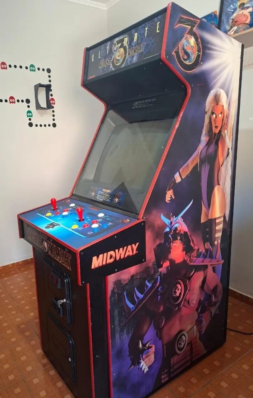 Arcade Mortal Kombat Ultimate Original e Impecável