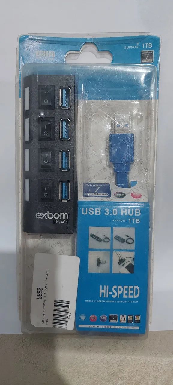 Hub USB 3.0 Exbom 4 Portas 1TB - Foto 2