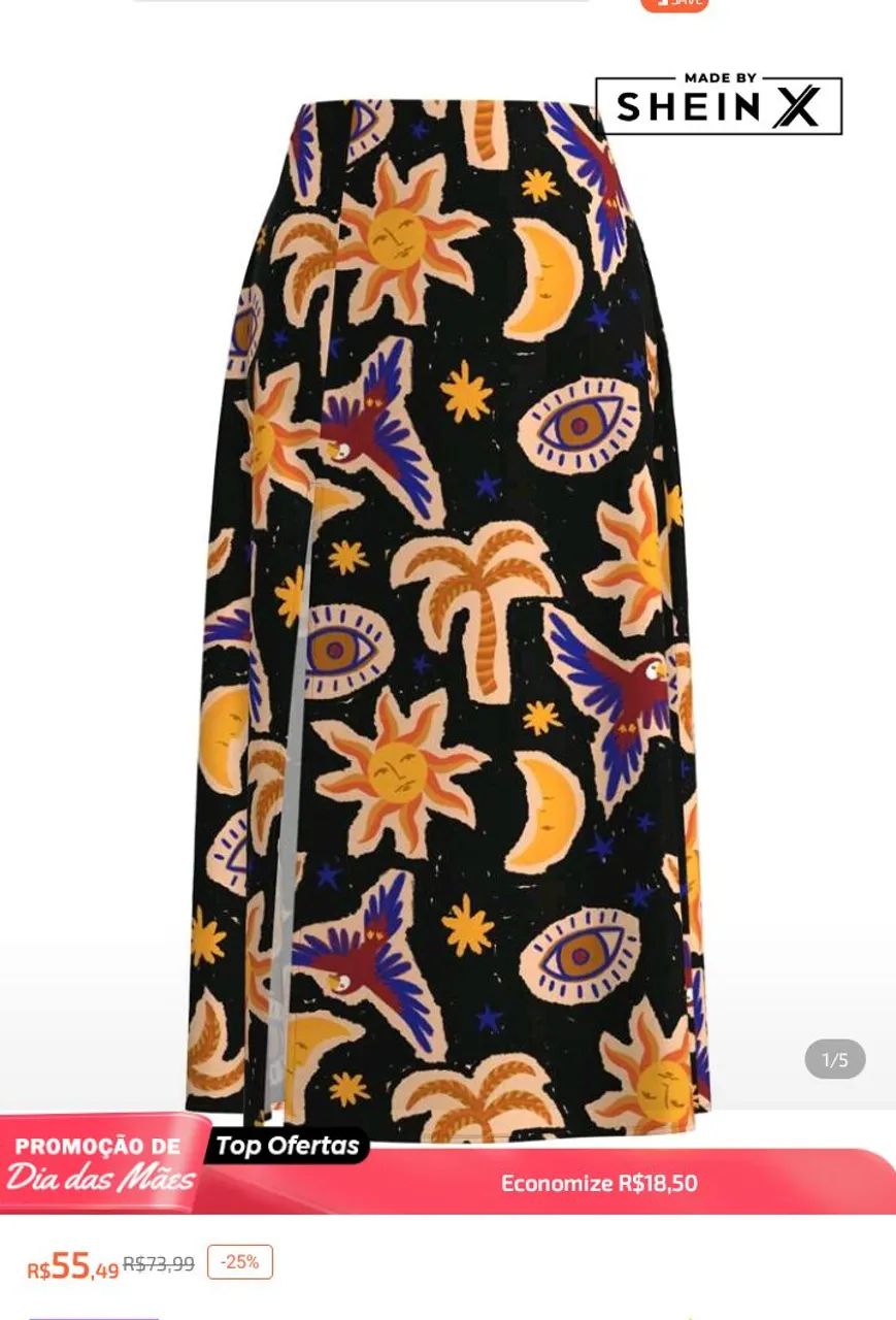 Conjunto estampado Shein - Foto 2