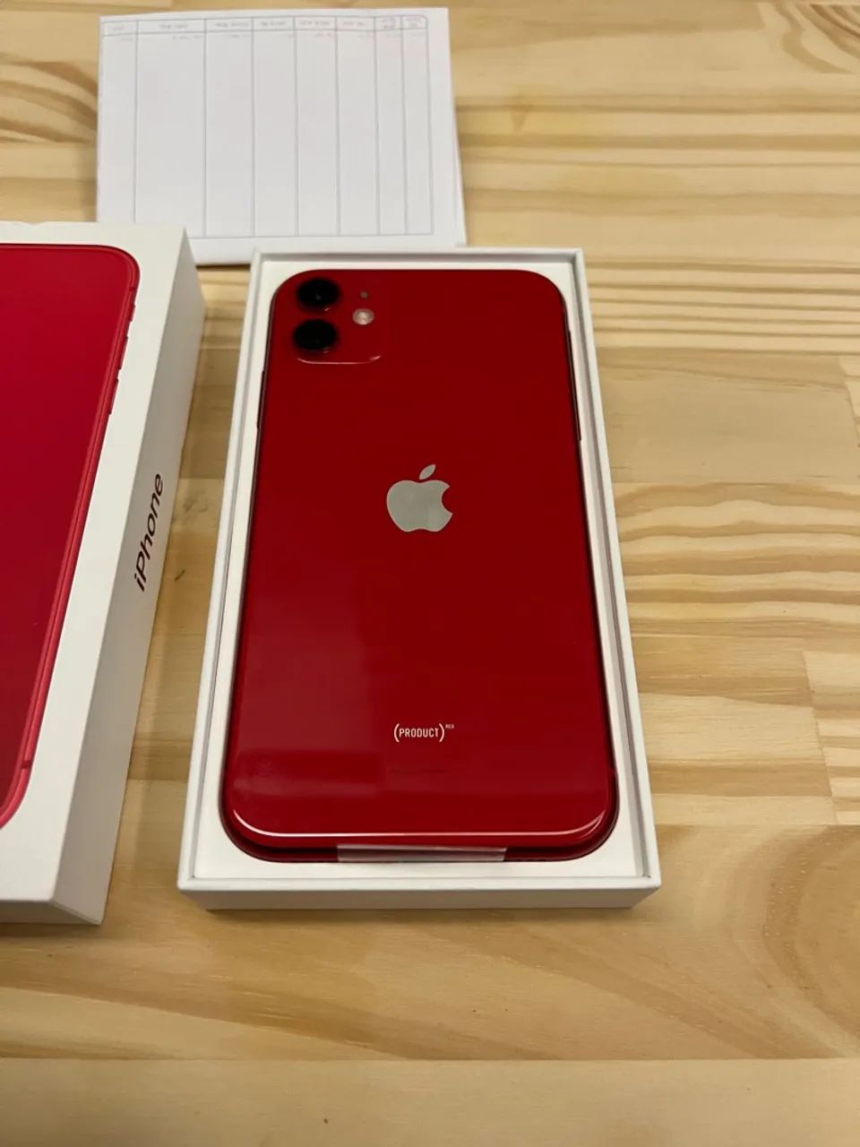 iPhone 11 64GB Vermelho Novo com Nota Fiscal - Celulares e