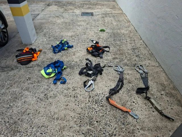 Cintos de Segurança para Construção Civil - Lote com 5 Unidades