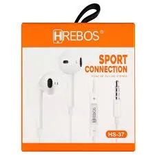 Fone de Ouvido Iphone EarPods P linha Som Igual Original Marca Hreboss
