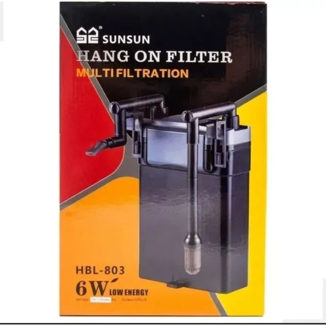 Mini Canister Hang On Sunsun Hbl-803 500l/h Para Aquários