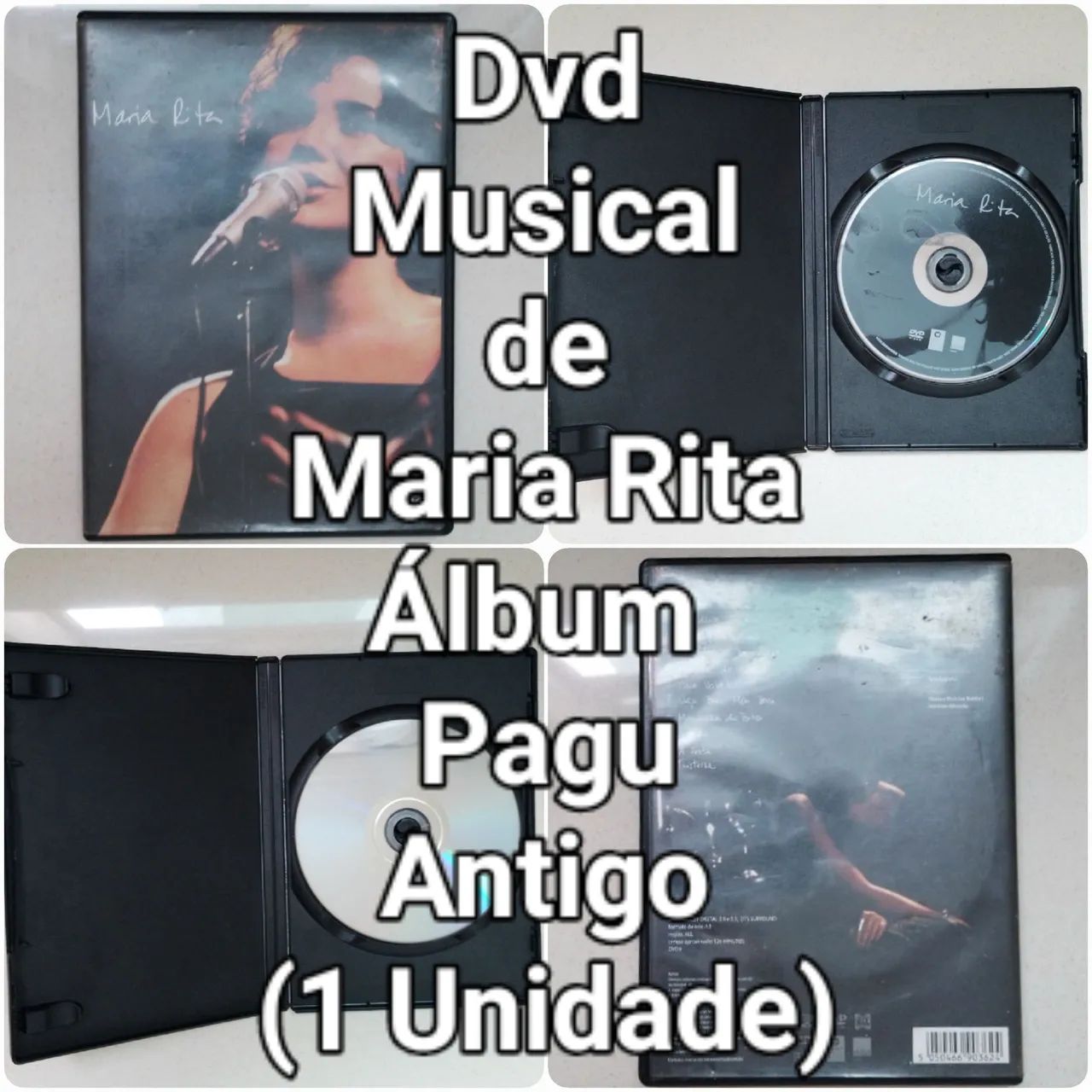 DVD Musical Maria Rita Antigo