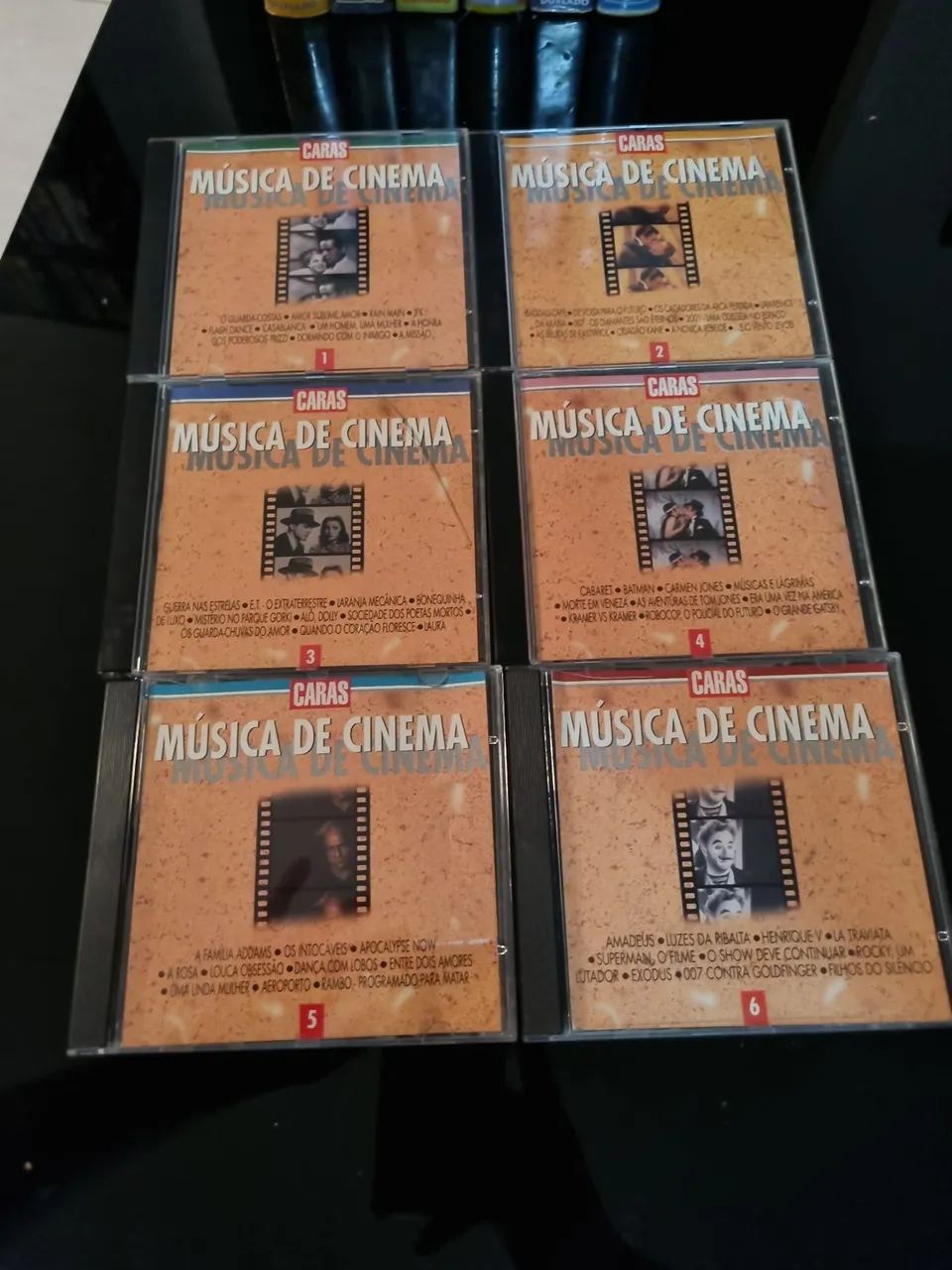 CD CARAS MÚSICA DE CINEMA LOTE COM 06