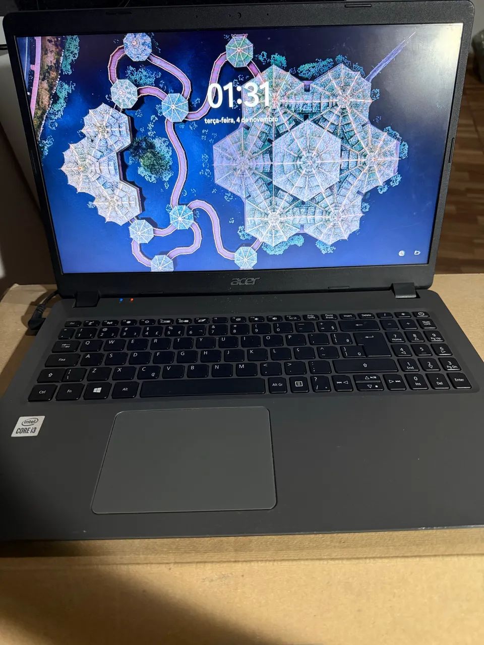 Acer Notebook i3 10th Generation, 12GB, 256GB NVMe SSD, 500GB HDD (Accept Card)64385501182465121