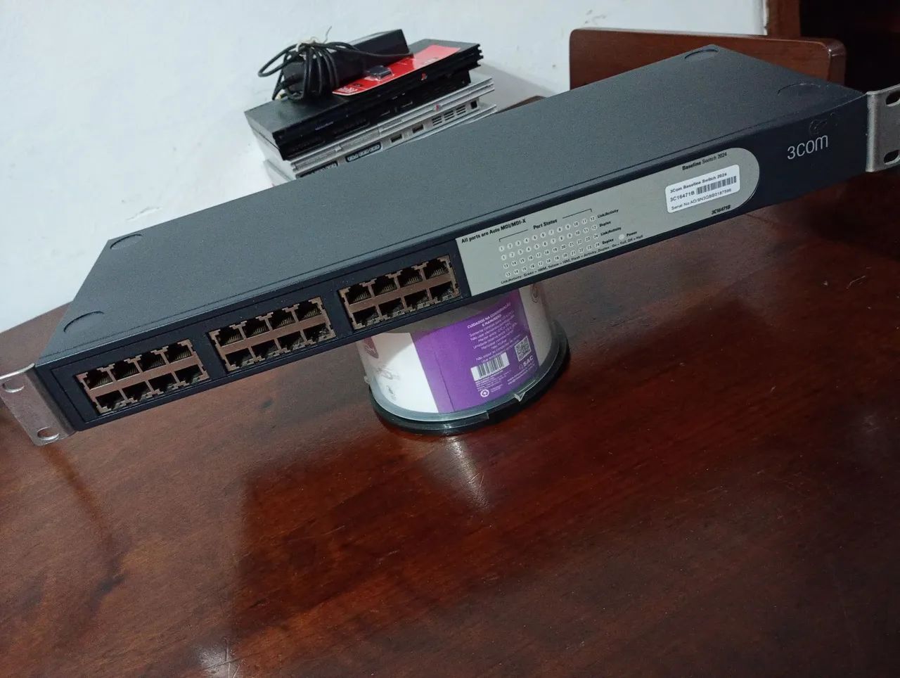 Switch de Rede 3Com 24 Portas  - Foto 3