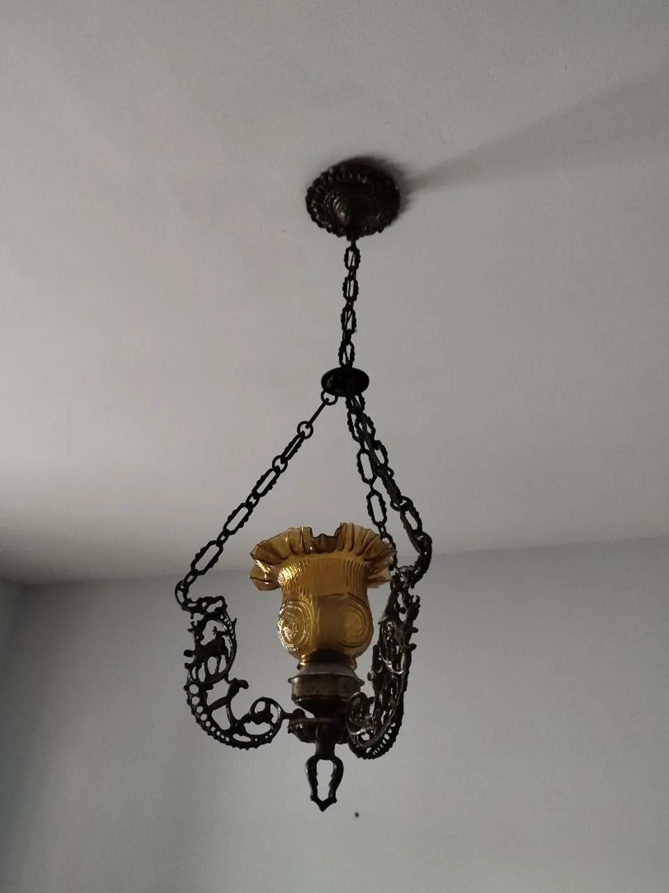 Lustre pendente antigo - Foto 4