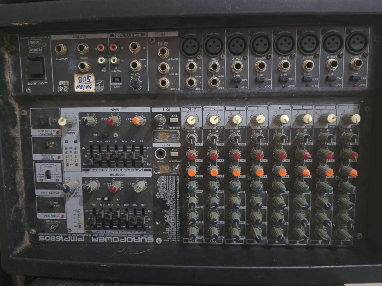 Conjunto de Som - Mixer, Caixa Acústica e Cabos Maleta - Foto 2