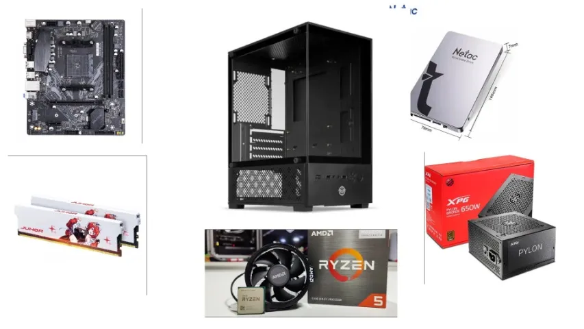 PC Gamer Ryzen 5600G 32GB RAM 512GB SSD