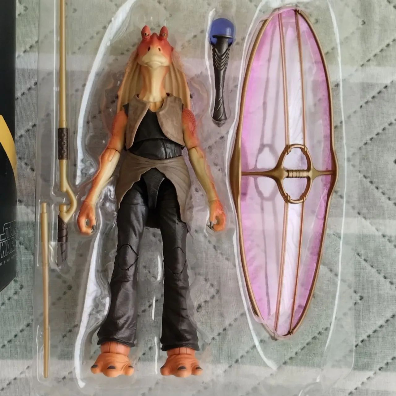 Jar Jar Binks Star Wars The Black Series Hasbro Original - Foto 2