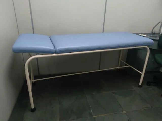 Maca retrátil em Couro Ecológico / Aço Azul 83 cm x 65 cm x 180 cm - Foto 3