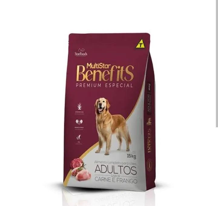 Ração MultiStar Benefits Premium Especial Adultos 15kg