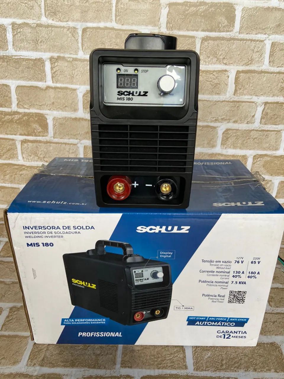 Maquina de Solda Inversora Profissional 180A - Schulz - Foto 2