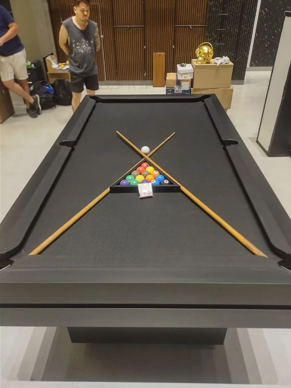 Mesa de bilhar sinuca.