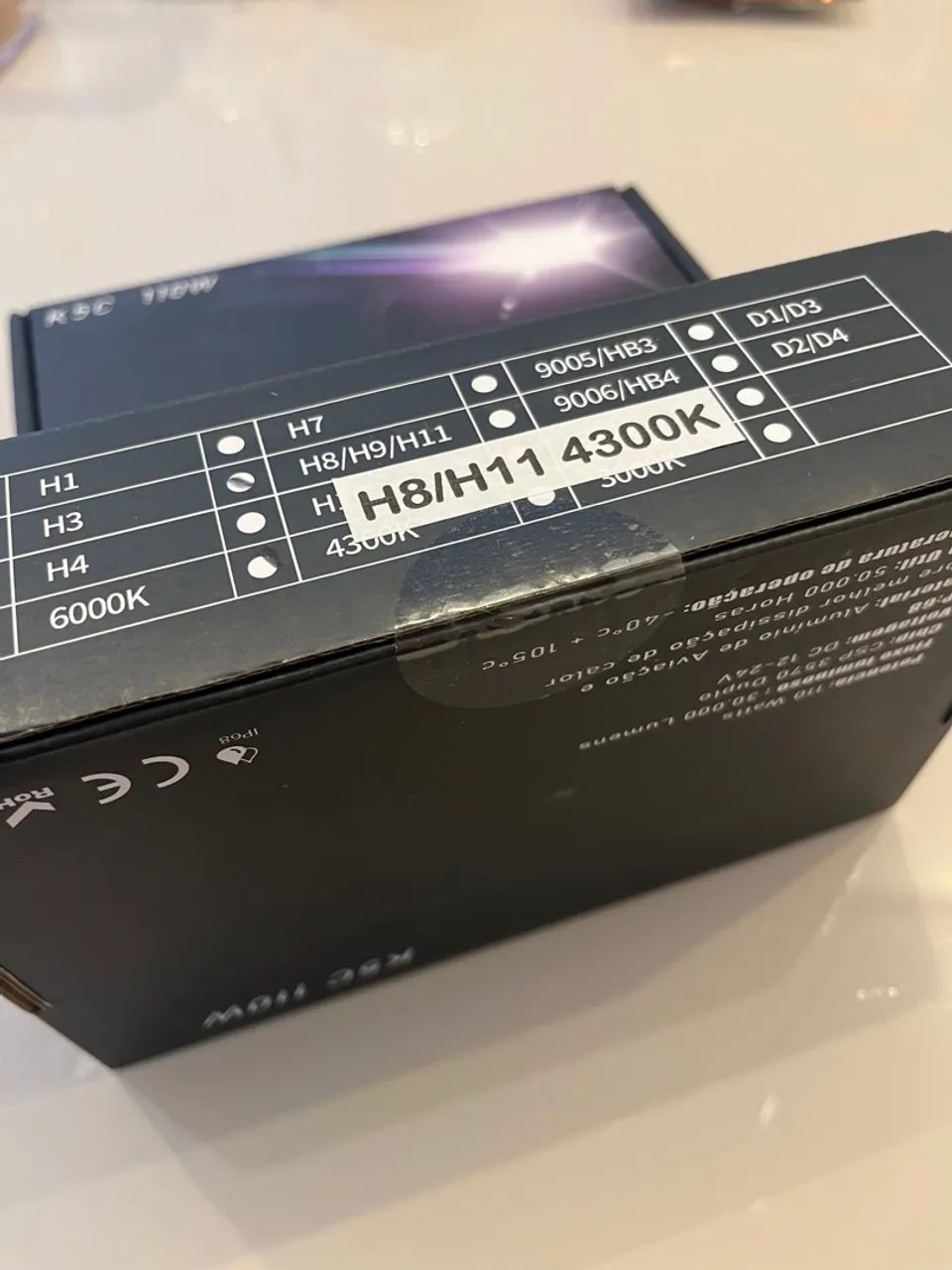 LED K5C 4300k - H11/ H9/ H8  - Foto 2