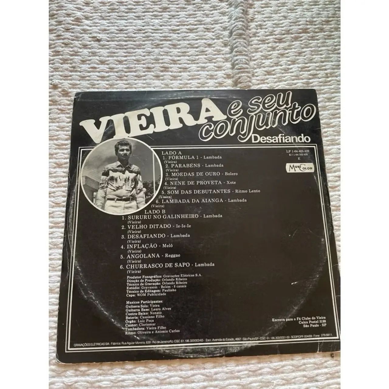 Disco de Vinil Vieira e seu Conjunto - Desafiando - Foto 2