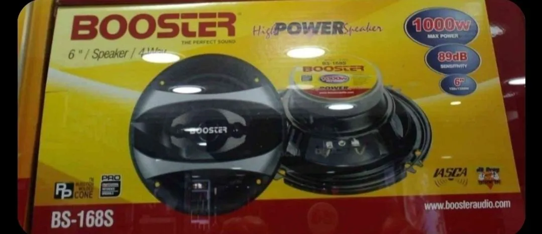 Alto-falante Booster BS-168S 6"/1000W Oferta só 149,00 Novo na caixa